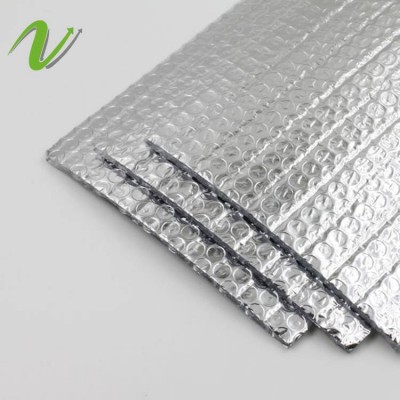High R-Value Pure Aluminum Single Double Bubble Foil Heat Insulation for Roof and Floor / Fireproof Metal Aluminum Bubble Foil